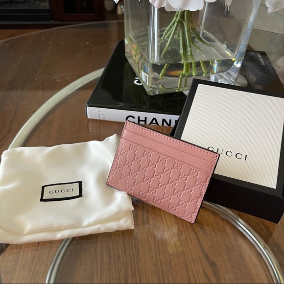 Gucci Handbags - ❌SOLD❌ Gucci Microguccissima Card Holder Pink